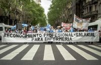 Enfermeros de Caba realizan un paro de 48 horas por mejoras laborales 